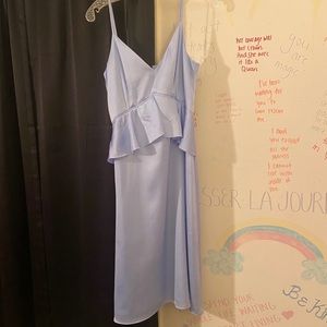 Banana Republic Light Blue Silk Dress